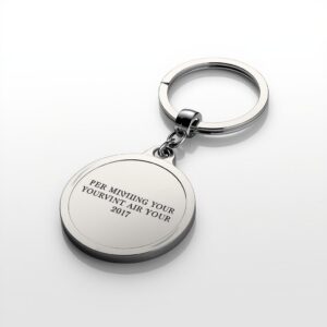 Wooden Keychain Round